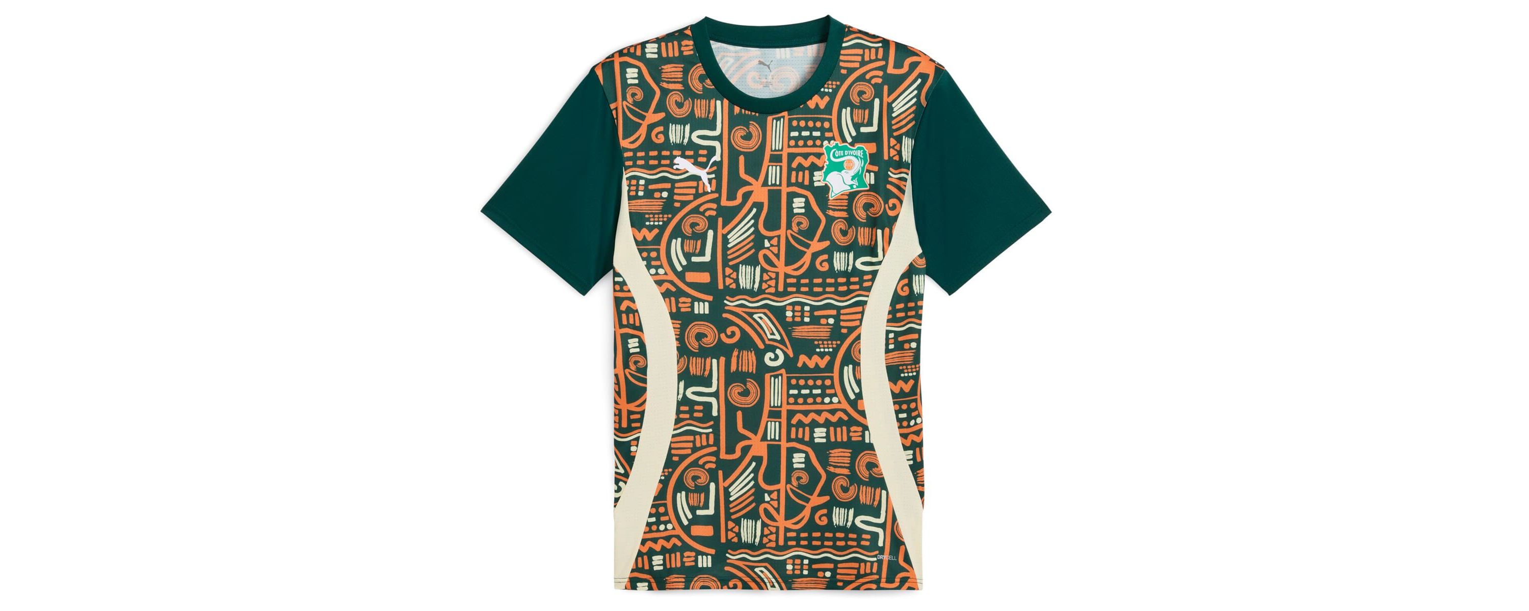 Soccer National Teams Ivory Coast National Team 2025 Pre-Match Jersey