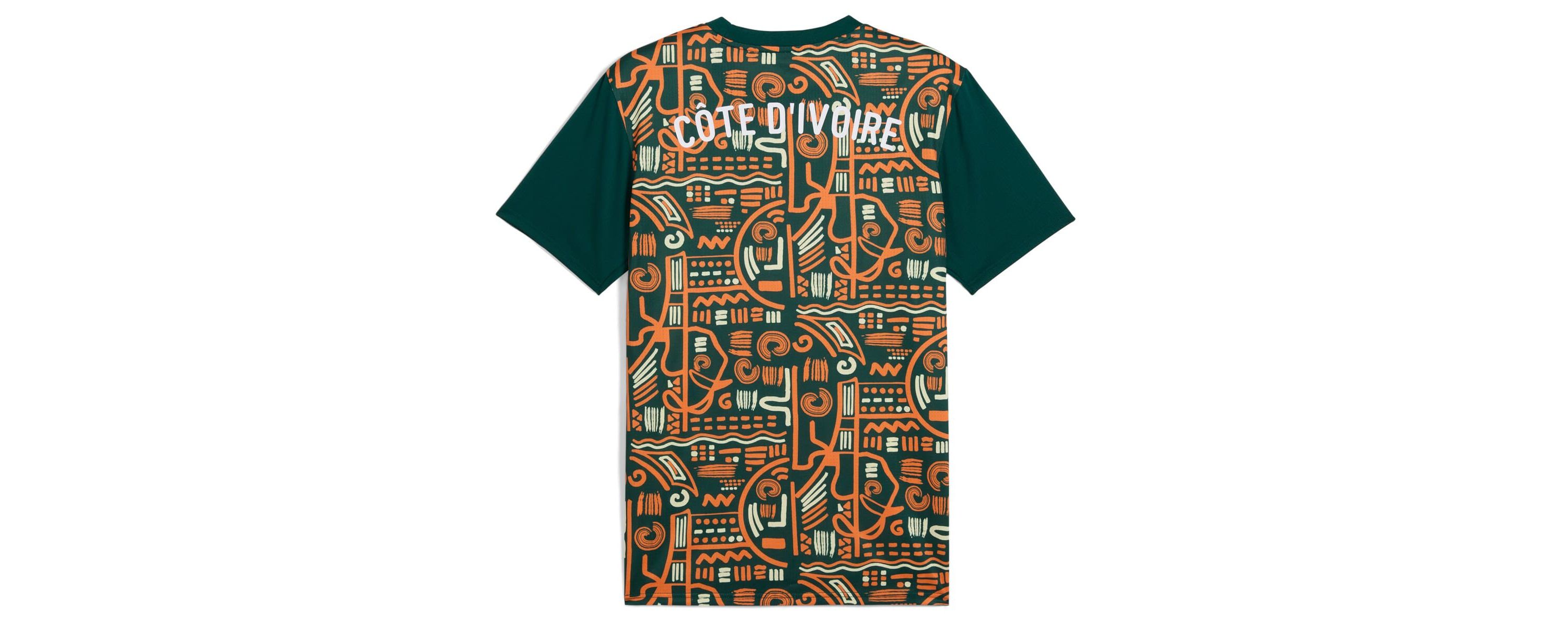 Soccer National Teams Ivory Coast National Team 2025 Pre-Match Jersey