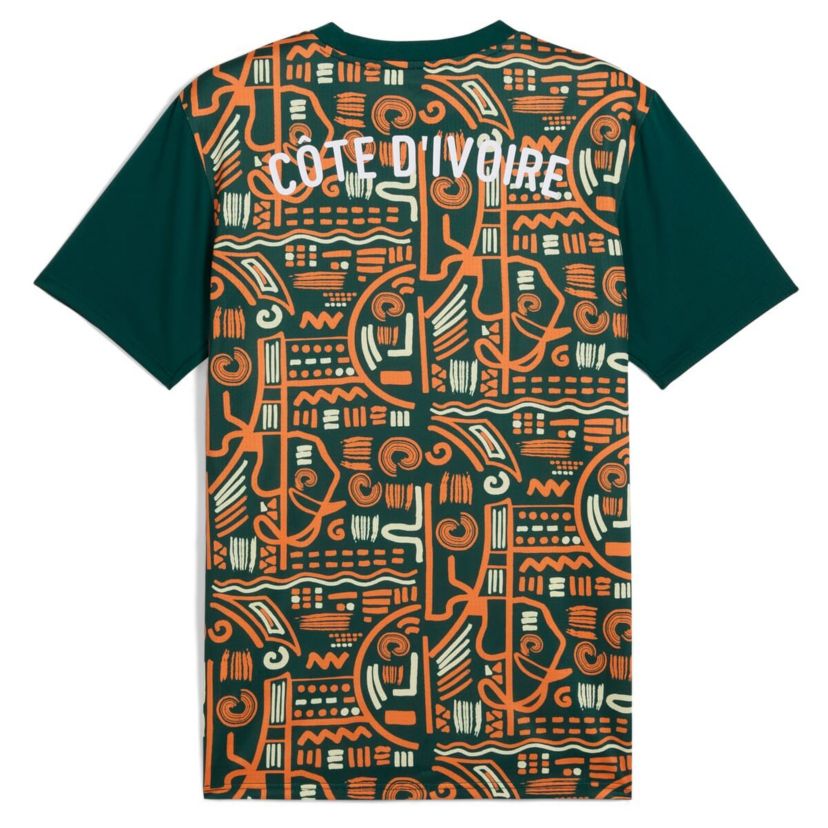 Soccer National Teams Ivory Coast National Team 2025 Pre-Match Jersey