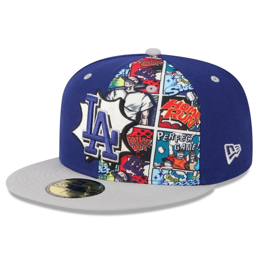 MLB Royal/Gray Los Angeles Dodgers 2025 MLB Diamond Hero Edition 59FIFTY Fitted Hat