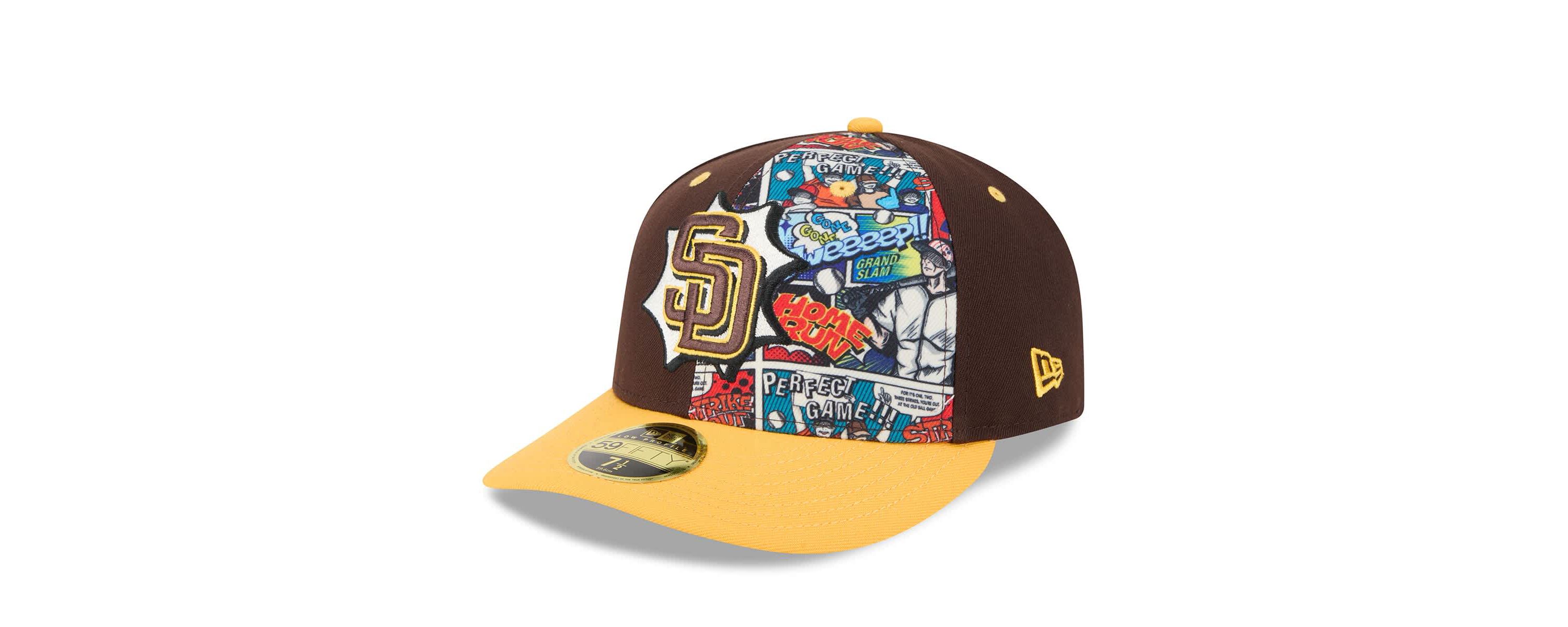 MLB Brown/Gold San Diego Padres 2025 MLB Diamond Hero Edition Low 59FIFTY Fitted Hat