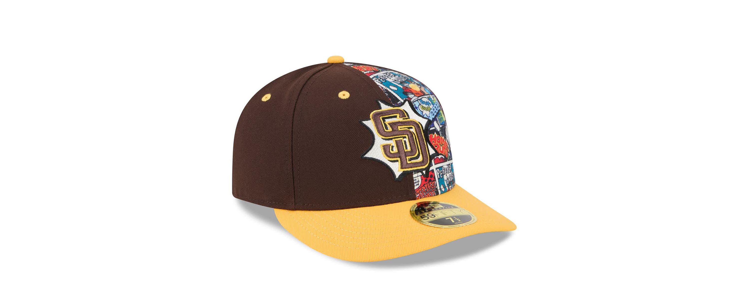 MLB Brown/Gold San Diego Padres 2025 MLB Diamond Hero Edition Low 59FIFTY Fitted Hat