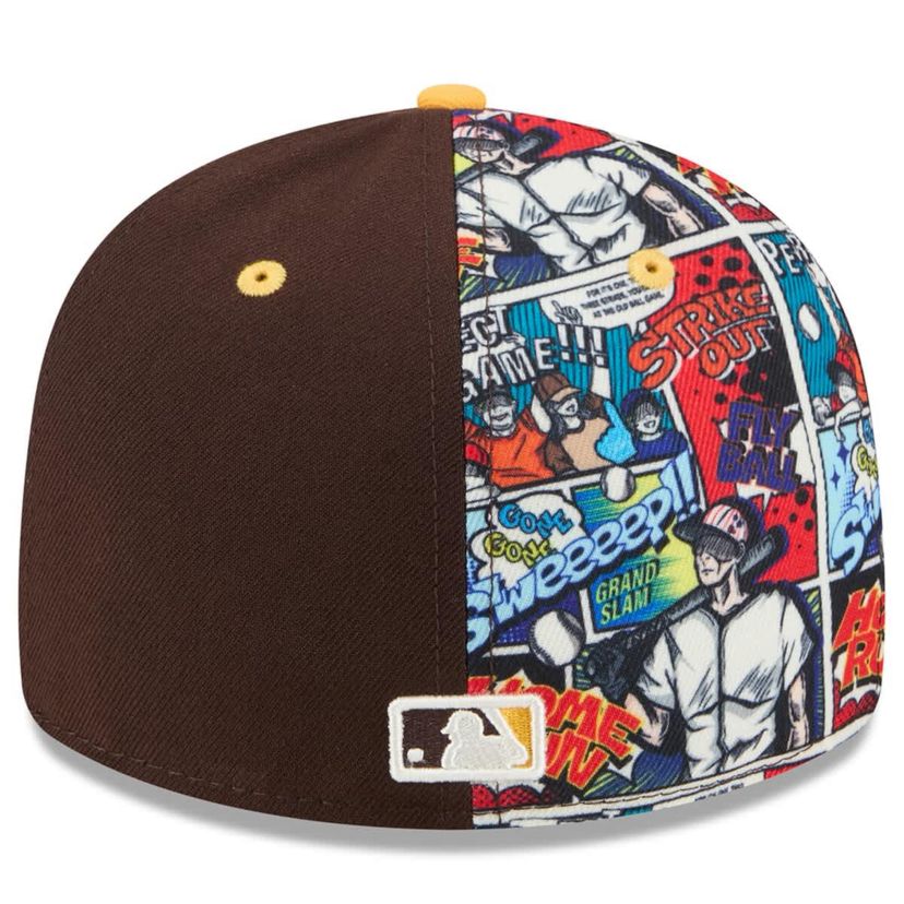 MLB Brown/Gold San Diego Padres 2025 MLB Diamond Hero Edition Low 59FIFTY Fitted Hat