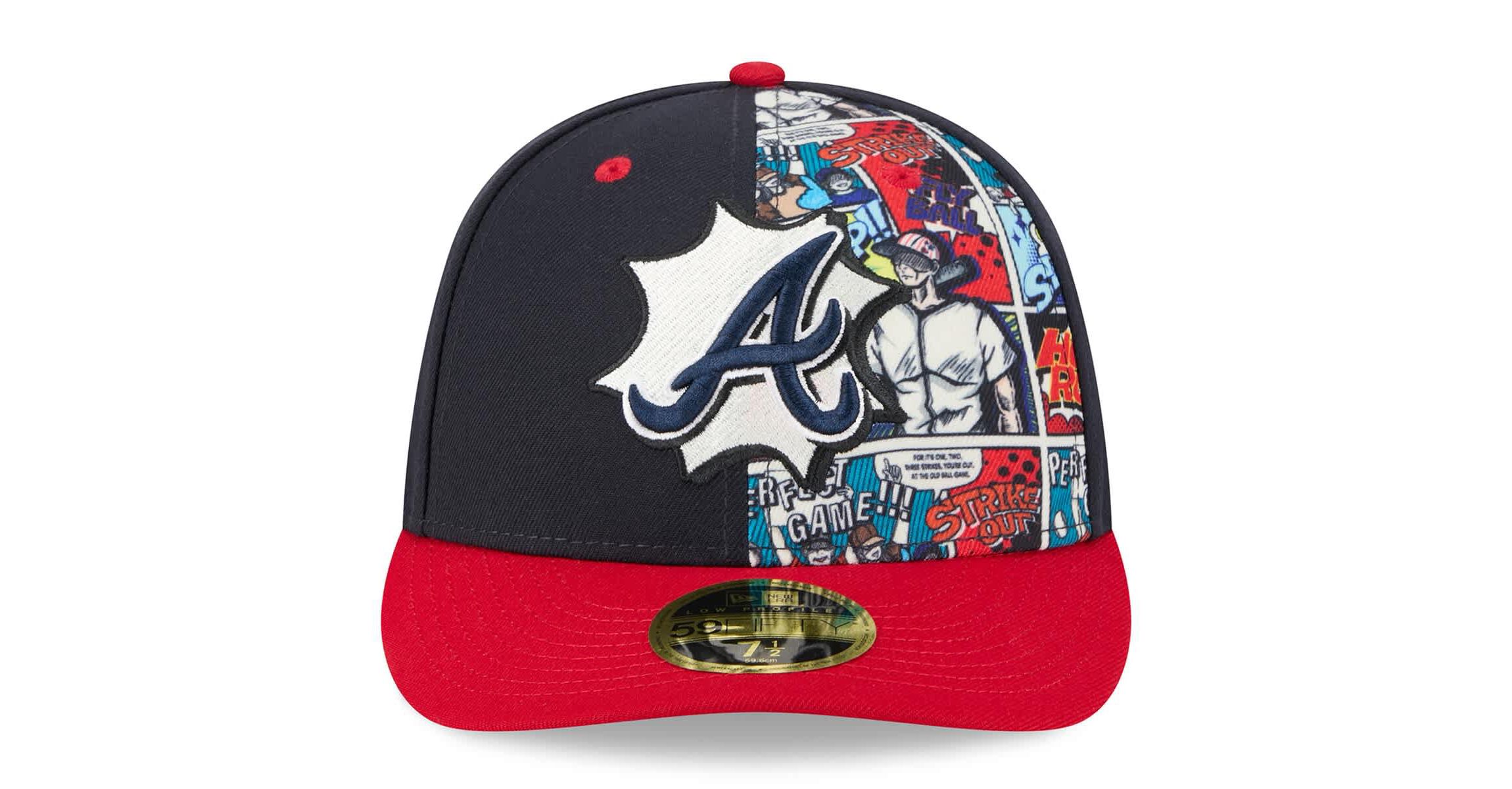 MLB Navy/Red Atlanta Braves 2025 MLB Diamond Hero Edition Low 59FIFTY Fitted Hat