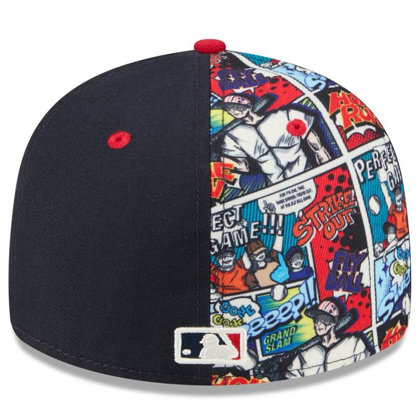 MLB Navy/Red Atlanta Braves 2025 MLB Diamond Hero Edition Low 59FIFTY Fitted Hat