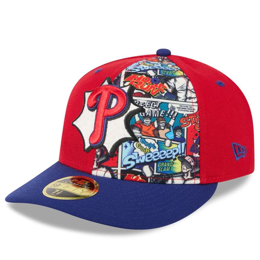 MLB Red/Royal Philadelphia Phillies 2025 MLB Diamond Hero Edition Low 59FIFTY Fitted Hat