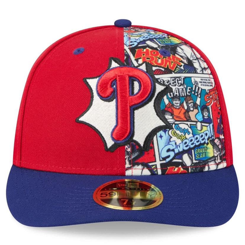 MLB Red/Royal Philadelphia Phillies 2025 MLB Diamond Hero Edition Low 59FIFTY Fitted Hat