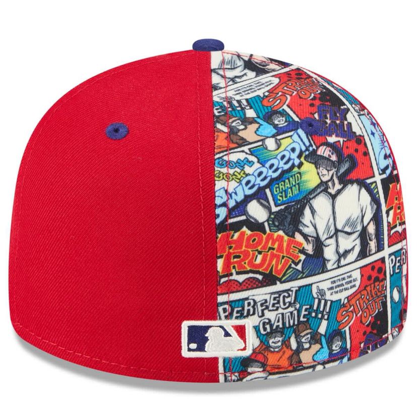 MLB Red/Royal Philadelphia Phillies 2025 MLB Diamond Hero Edition Low 59FIFTY Fitted Hat
