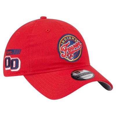 New Era WNBA Unisex Indiana Fever 9TWENTY Established Date Side Patch Hat, Red