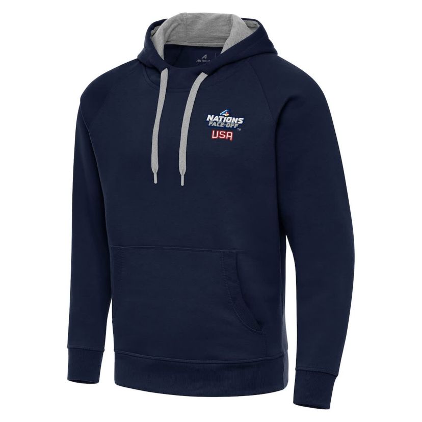 NHL 4 Nations Face-Off USA Hockey 2025 4 Nations Face Off Victory Pullover Hoodie