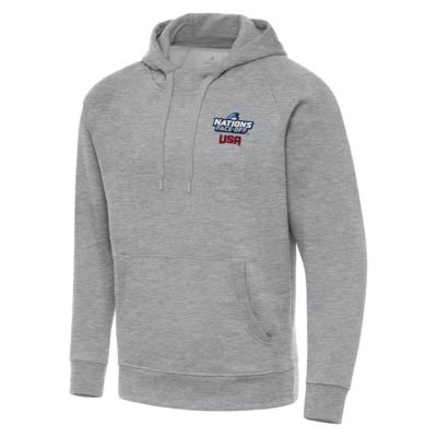Antigua Men's NHL 4 Nations Face-Off USA Hockey 2025 4 Nations Face Off Victory Pullover Hoodie