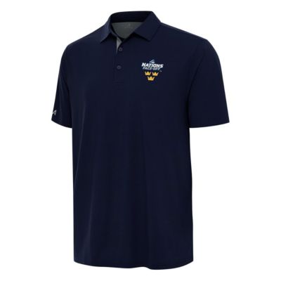 Antigua Men's NHL 4 Nations Face-Off Sweden Hockey 2025 4 Nations Face Off Era Polo, Navy Blue, 3XL