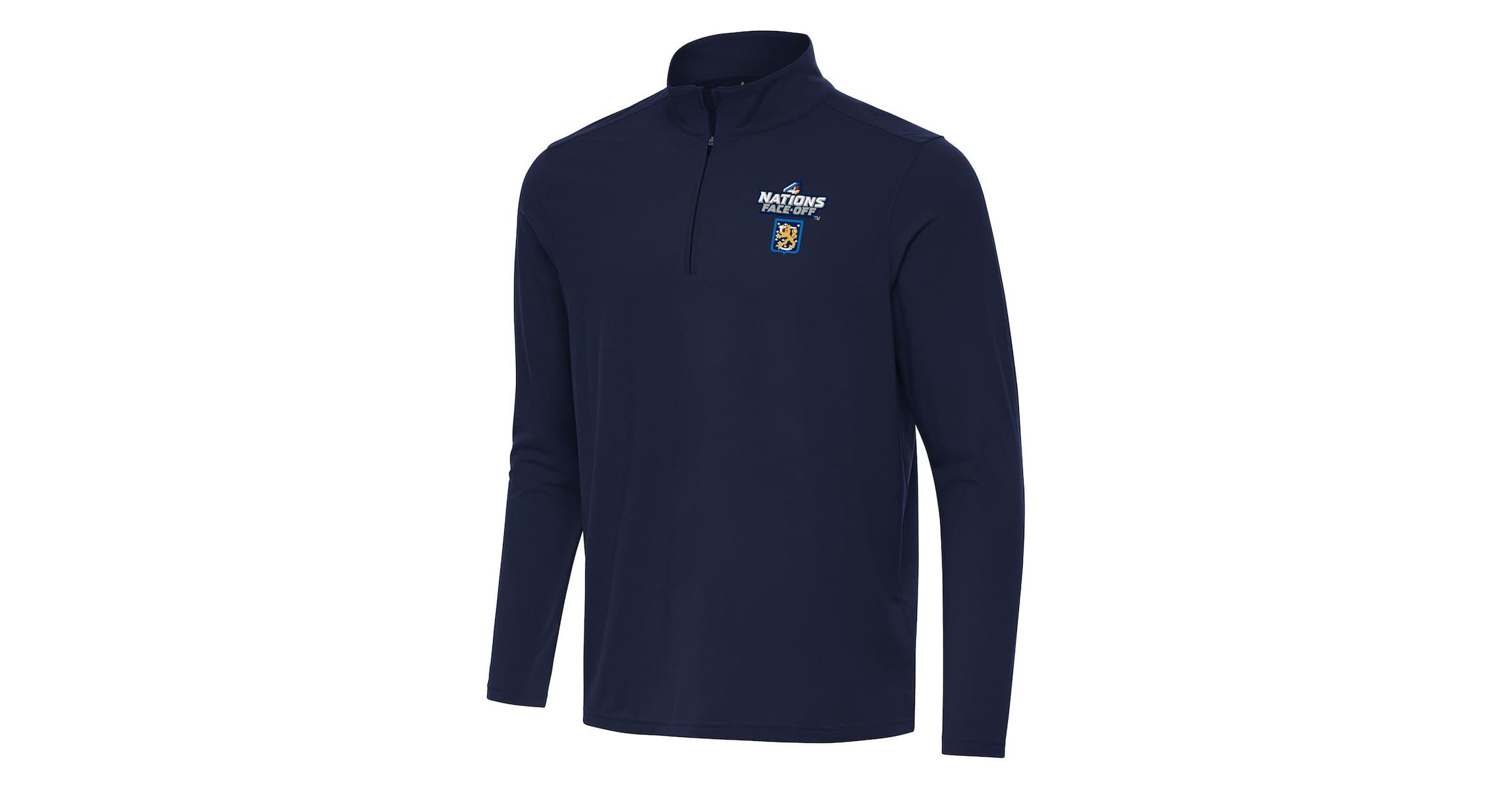 NHL 4 Nations Face-Off Finland Hockey 2025 4 Nations Face Off Intent Quarter-Zip Top