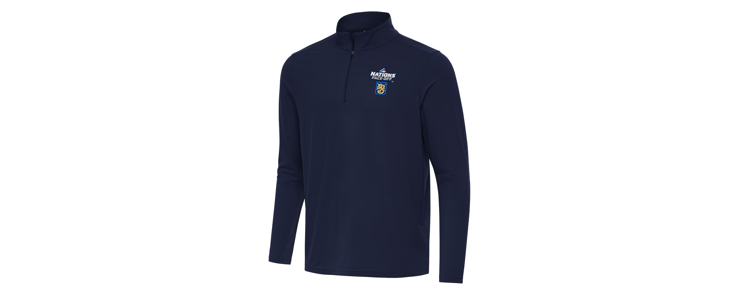 NHL 4 Nations Face-Off Finland Hockey 2025 4 Nations Face Off Intent Quarter-Zip Top