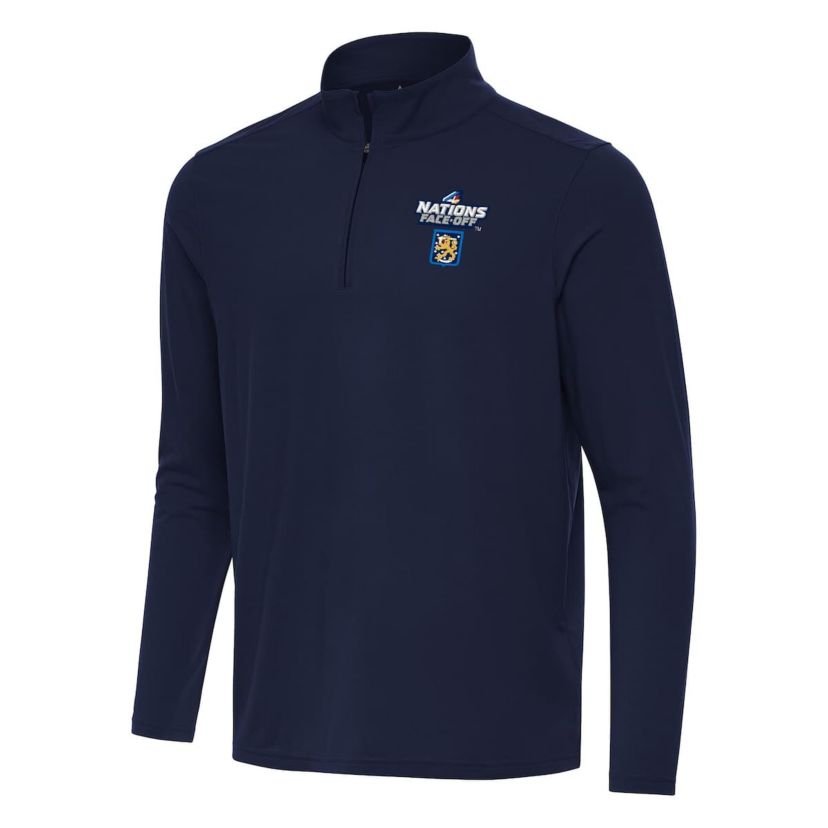 NHL 4 Nations Face-Off Finland Hockey 2025 4 Nations Face Off Intent Quarter-Zip Top