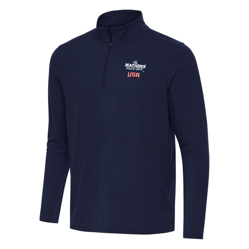 NHL 4 Nations Face-Off USA Hockey 2025 4 Nations Face Off Intent Quarter-Zip Top