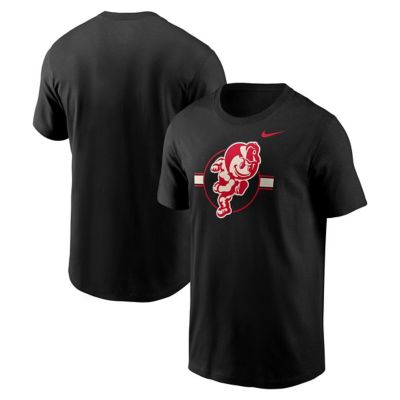 Men's NCAA Nike Ohio State Buckeyes Man-To-Man Hockey T-Shirt, Black, Small