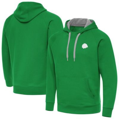 Antigua Men's NHL Kelly Chicago Blackhawks St. Patrick's Day Victory Pullover Hoodie