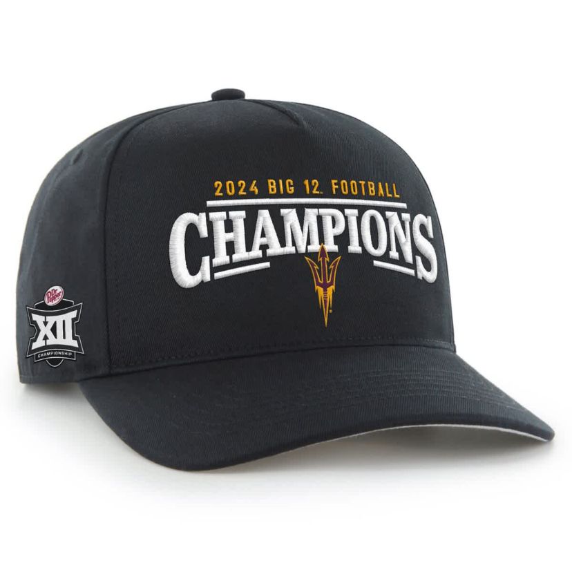 NCAA Arizona State Sun Devils 2024 Big 12 Football Conference s Hitch Adjustable Hat