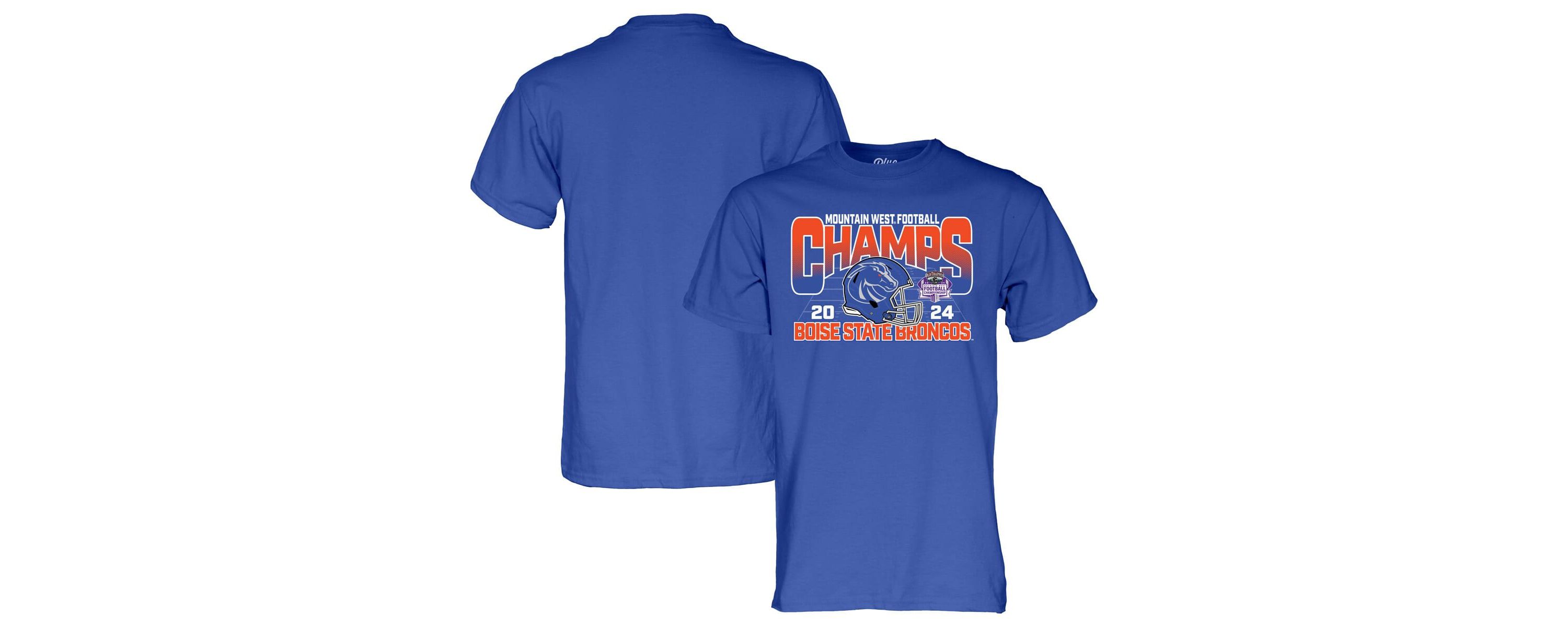 NCAA Unisex Boise State Broncos 2024 Mountain West Conference Football s T-Shirt