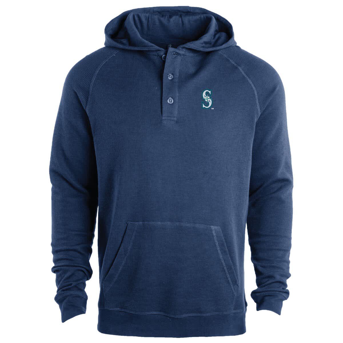 MLB Seattle Mariners Montana Lightweight Raglan Pullover Hoodie
