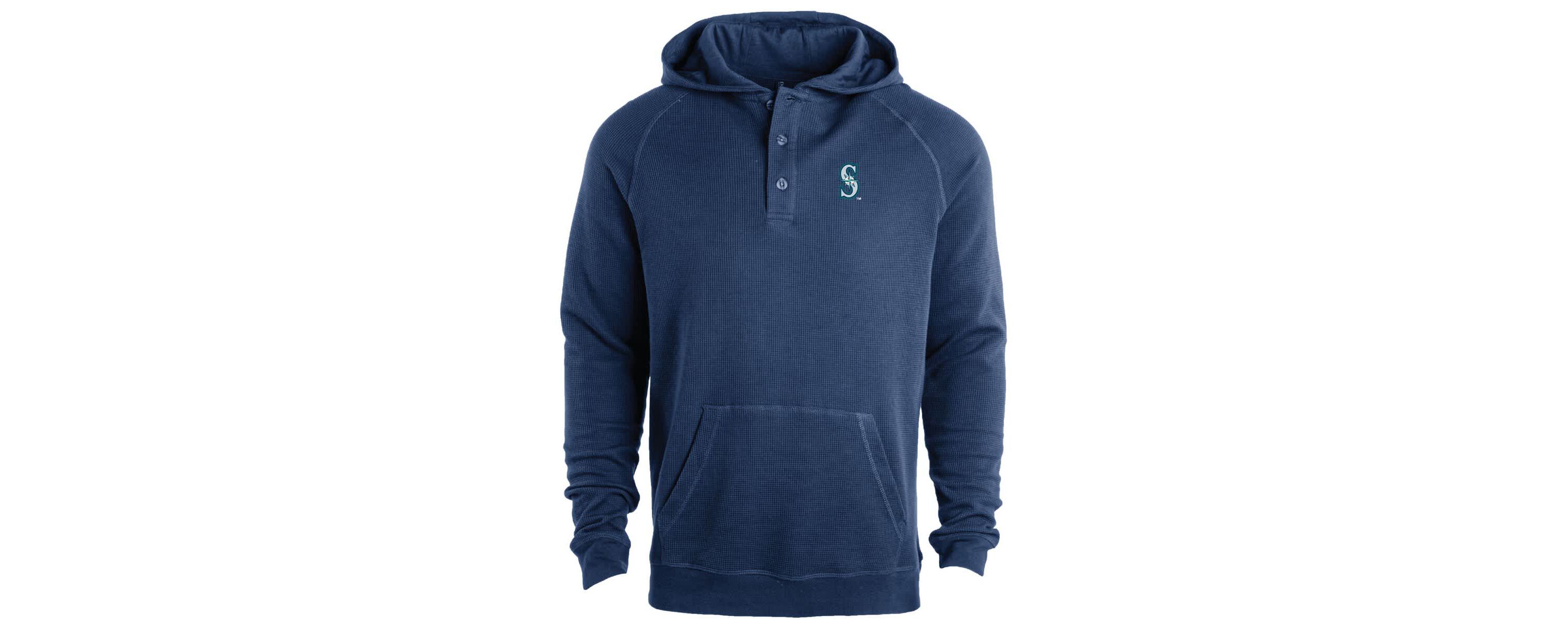 MLB Seattle Mariners Montana Lightweight Raglan Pullover Hoodie