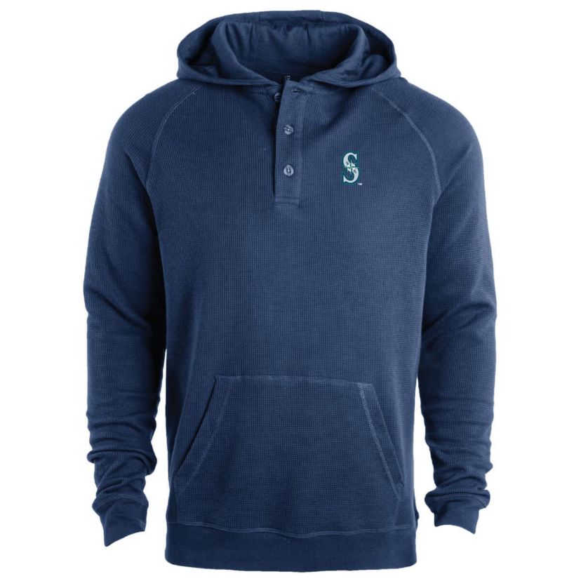 MLB Seattle Mariners Montana Lightweight Raglan Pullover Hoodie