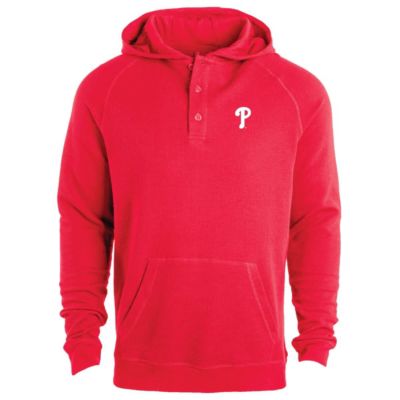 Dunbrooke Men's MLB Philadelphia Phillies Montana Lightweight Raglan Pullover Hoodie