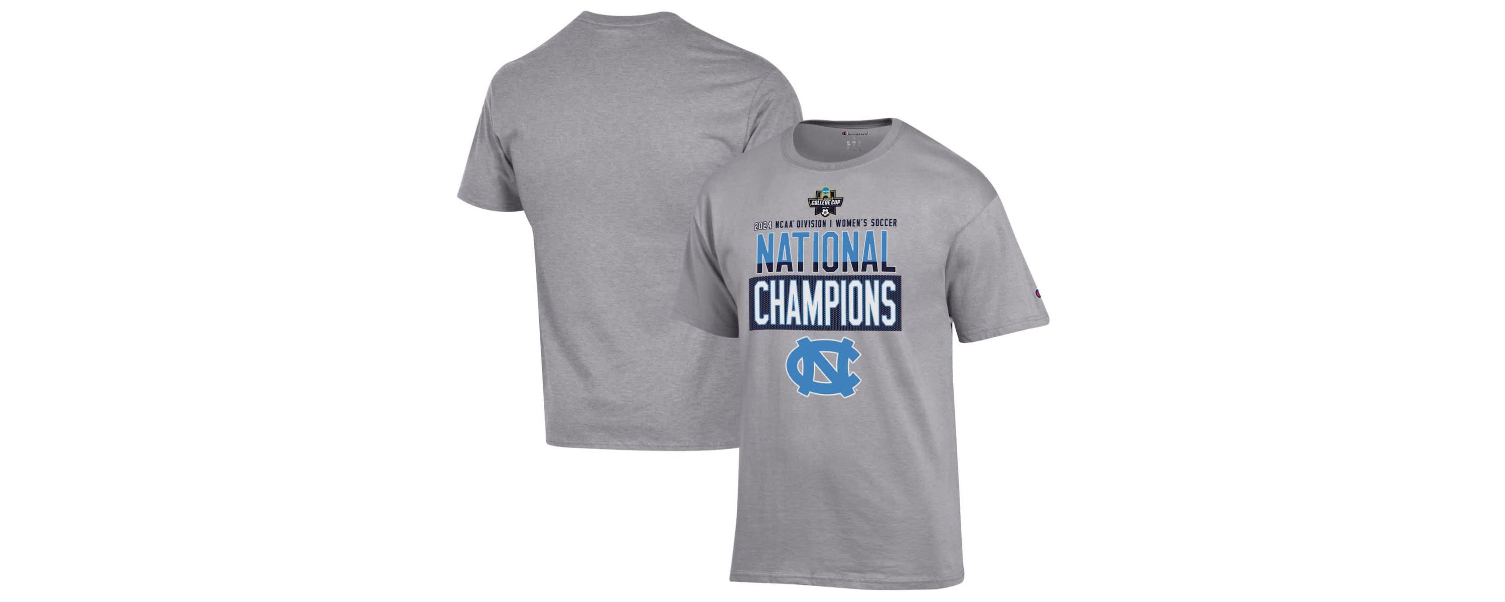 NCAA North Carolina Tar Heels 2024 NCAA Soccer National s Locker Room T-Shirt