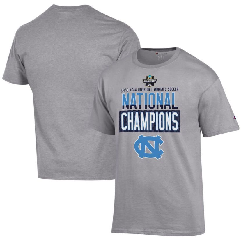 NCAA North Carolina Tar Heels 2024 NCAA Soccer National s Locker Room T-Shirt