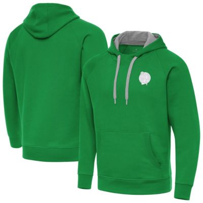 Antigua Men's NBA Kelly Boston Celtics St. Patrick's Day Victory Raglan Pullover Hoodie