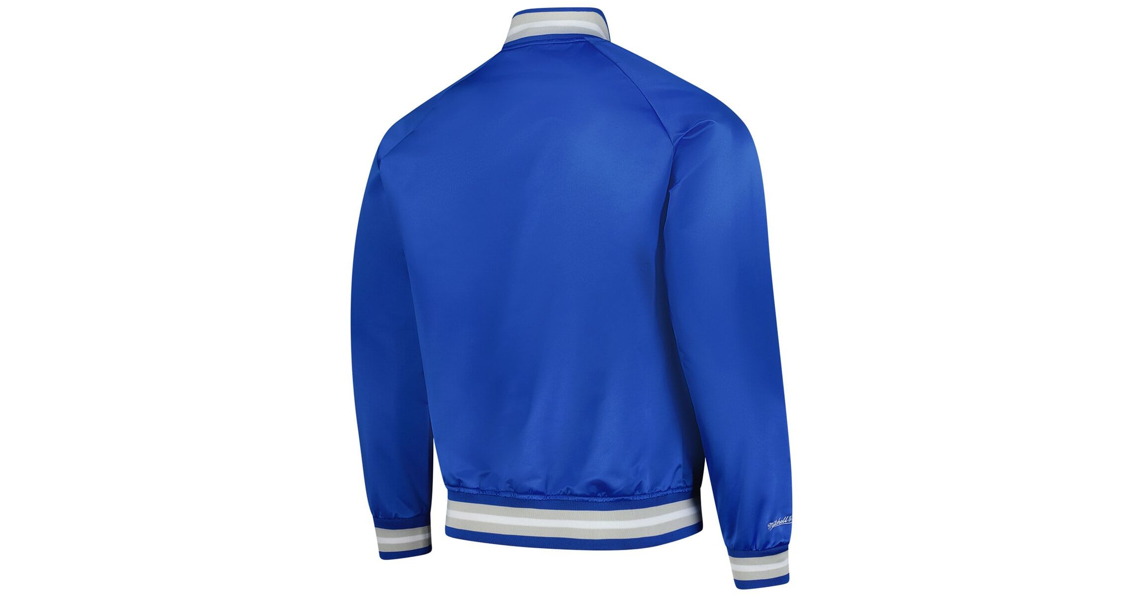 NCAA Kentucky Wildcats Lightweight Satin Raglan Full-Snap Jacket