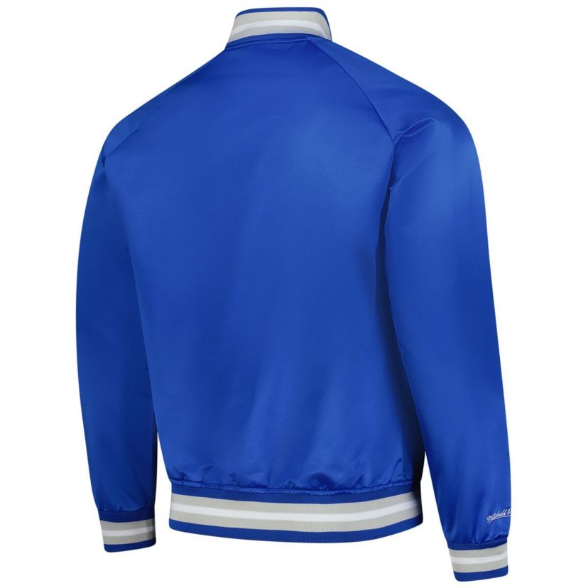 NCAA Kentucky Wildcats Lightweight Satin Raglan Full-Snap Jacket