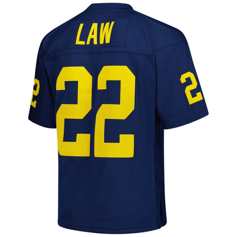 NCAA Ty Law Michigan Wolverines 1994 Legacy Jersey