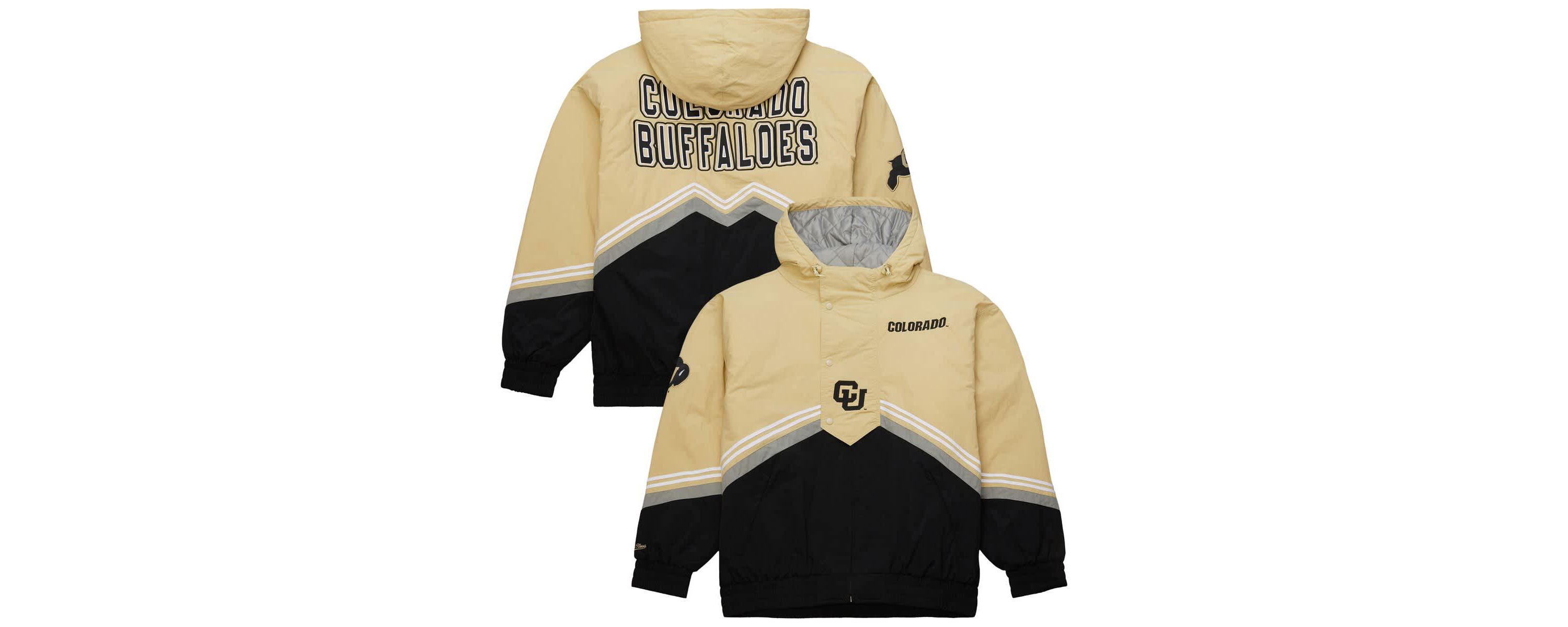 NCAA Gold/Black Colorado Buffaloes Throw It Back Retro Full-Zip Windbreaker Jacket