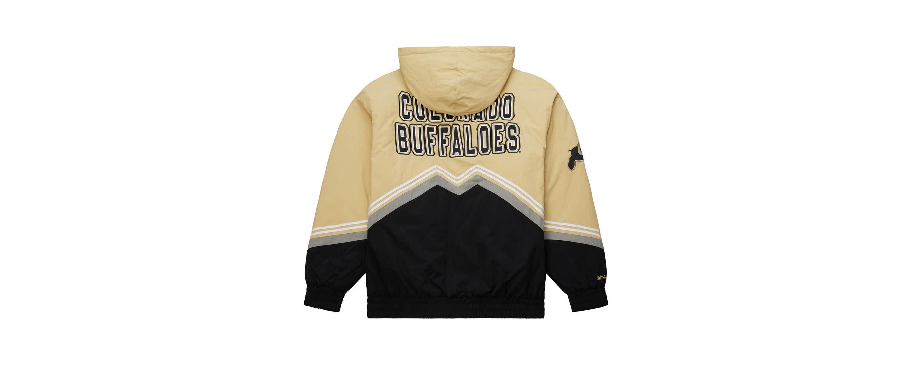 NCAA Gold/Black Colorado Buffaloes Throw It Back Retro Full-Zip Windbreaker Jacket