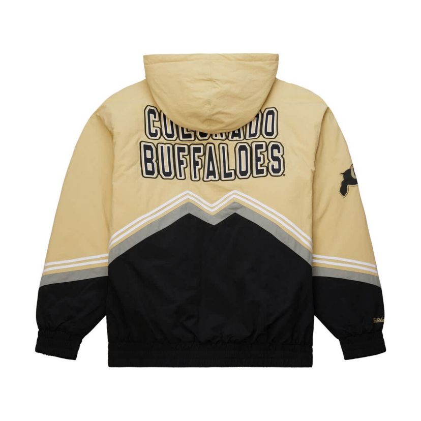 NCAA Gold/Black Colorado Buffaloes Throw It Back Retro Full-Zip Windbreaker Jacket