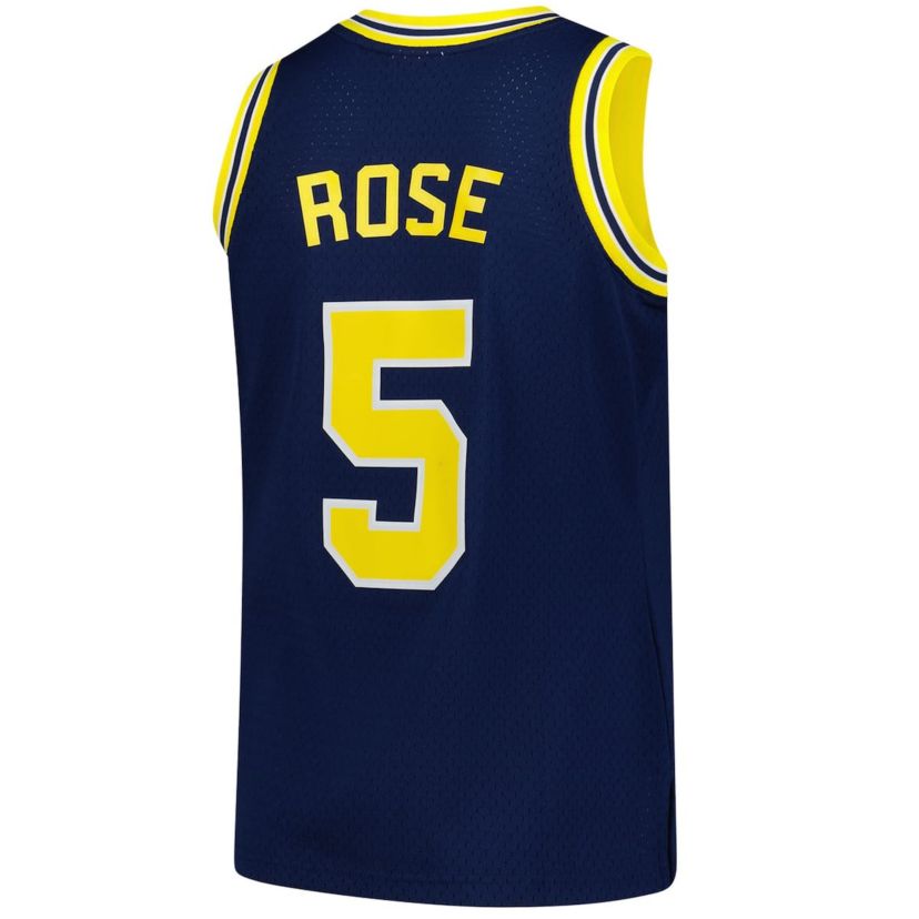 NCAA Jalen Rose Michigan Wolverines 1991/92 Swingman Jersey