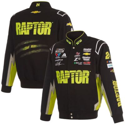 JH Design Men's NASCAR William Byron Raptor Full-Snap Twill Uniform Jacket