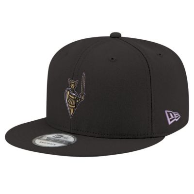 New Era WNBA Unisex Eclipse Golden State Valkyries Logo 9FIFTY Snapback Hat, Black