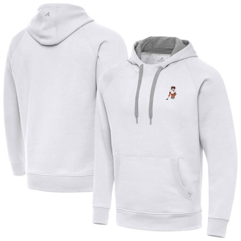 Clemson Tigers NCAA Clemson Standing Tiger Golf Victory Pullover Hoodie