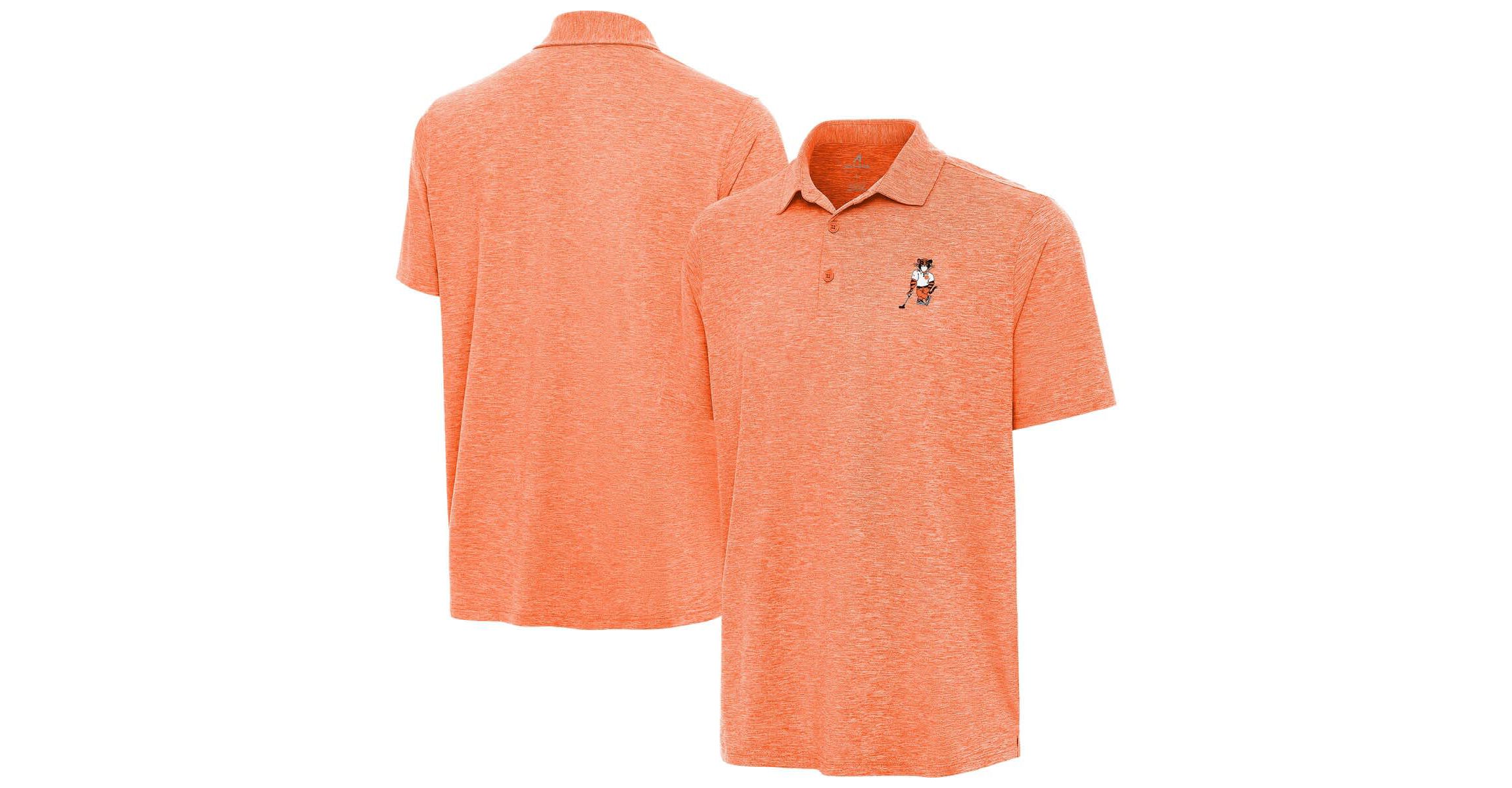 Clemson Tigers NCAA Clemson Standing Tiger Golf Par 3 Polo