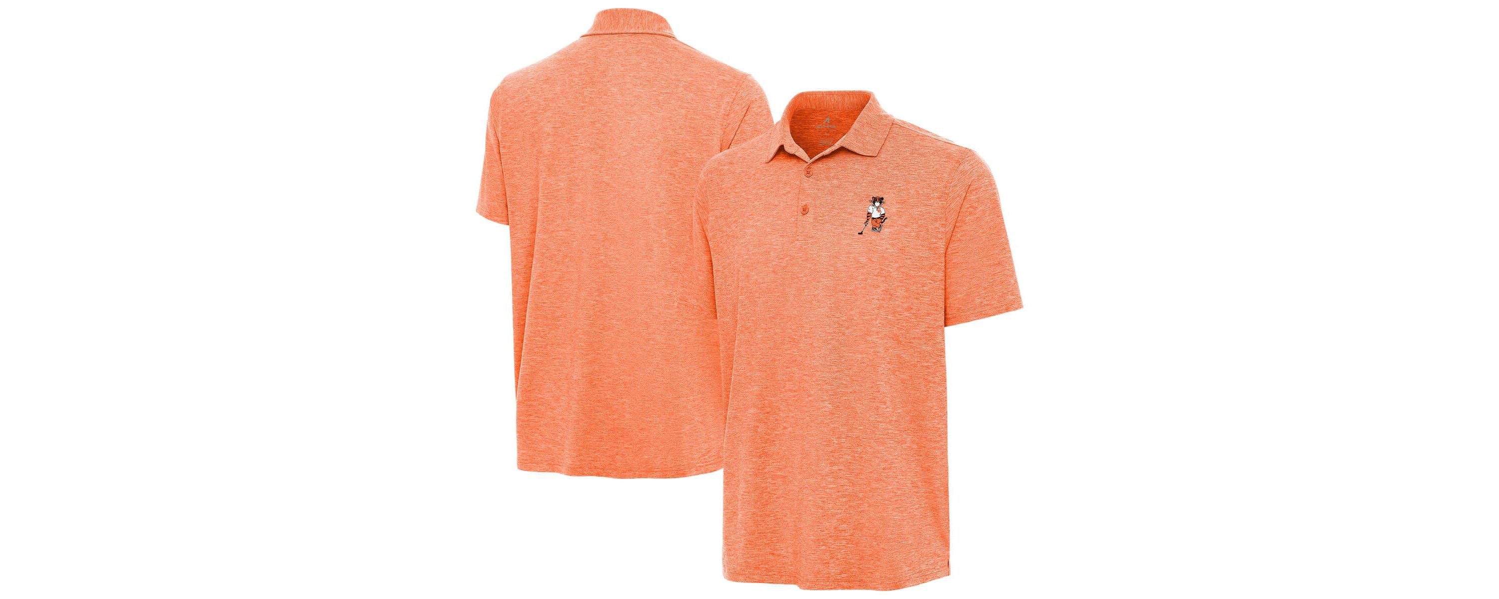 Clemson Tigers NCAA Clemson Standing Tiger Golf Par 3 Polo
