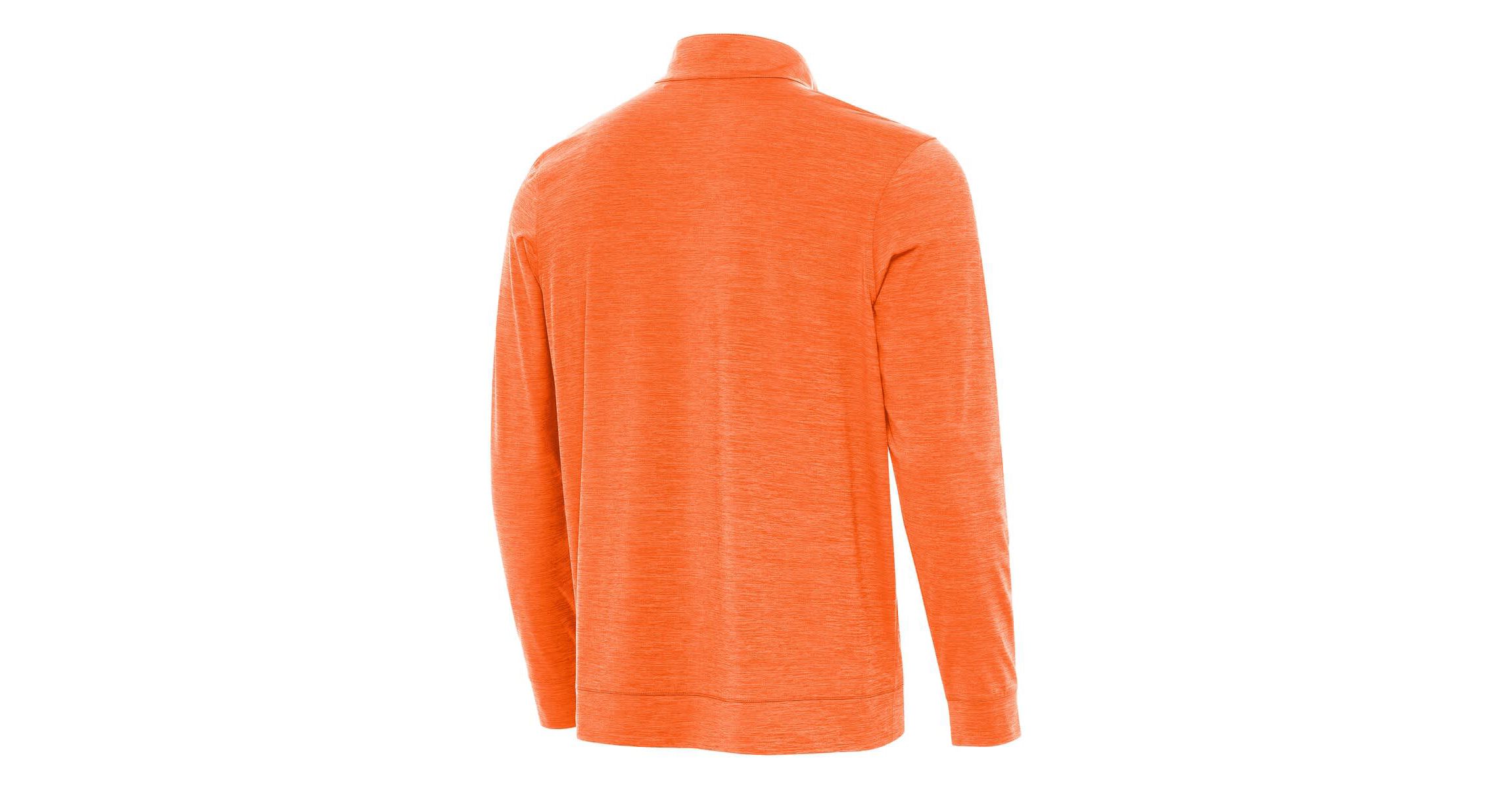 Clemson Tigers NCAA Clemson Standing Tiger Golf Bright Quarter-Zip Pullover