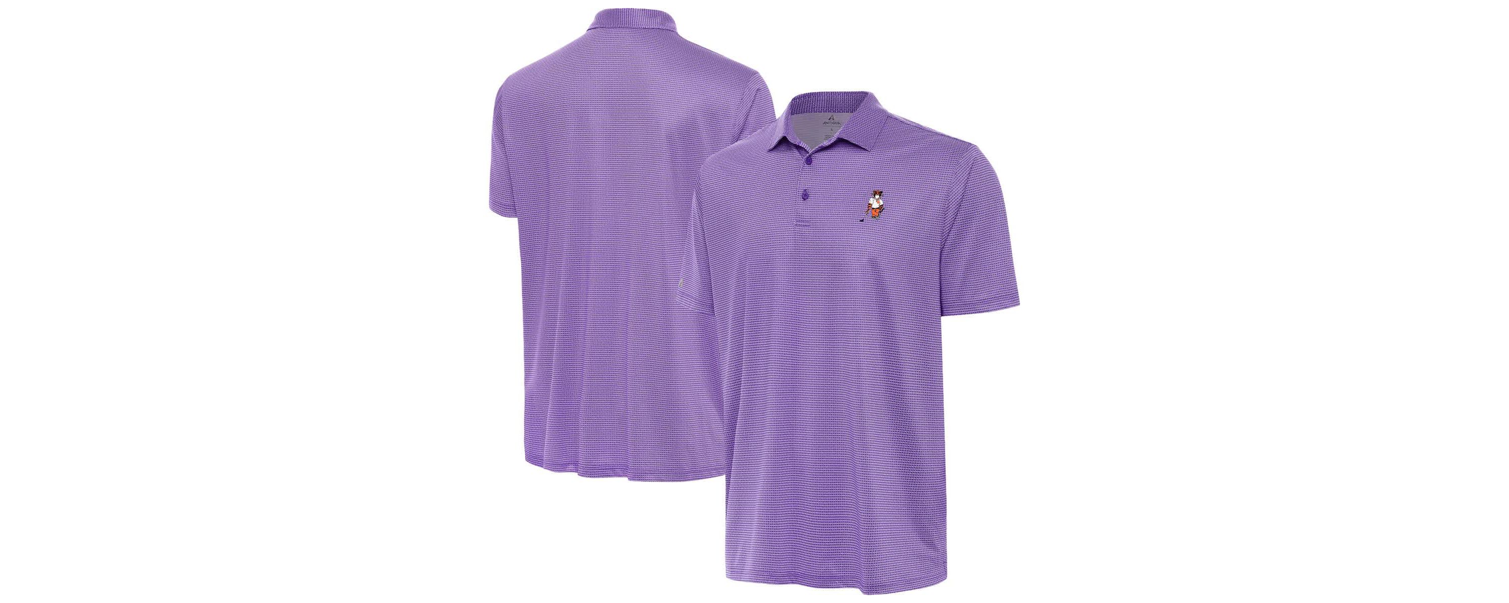 Clemson Tigers NCAA Clemson Standing Tiger Golf Rings Polo