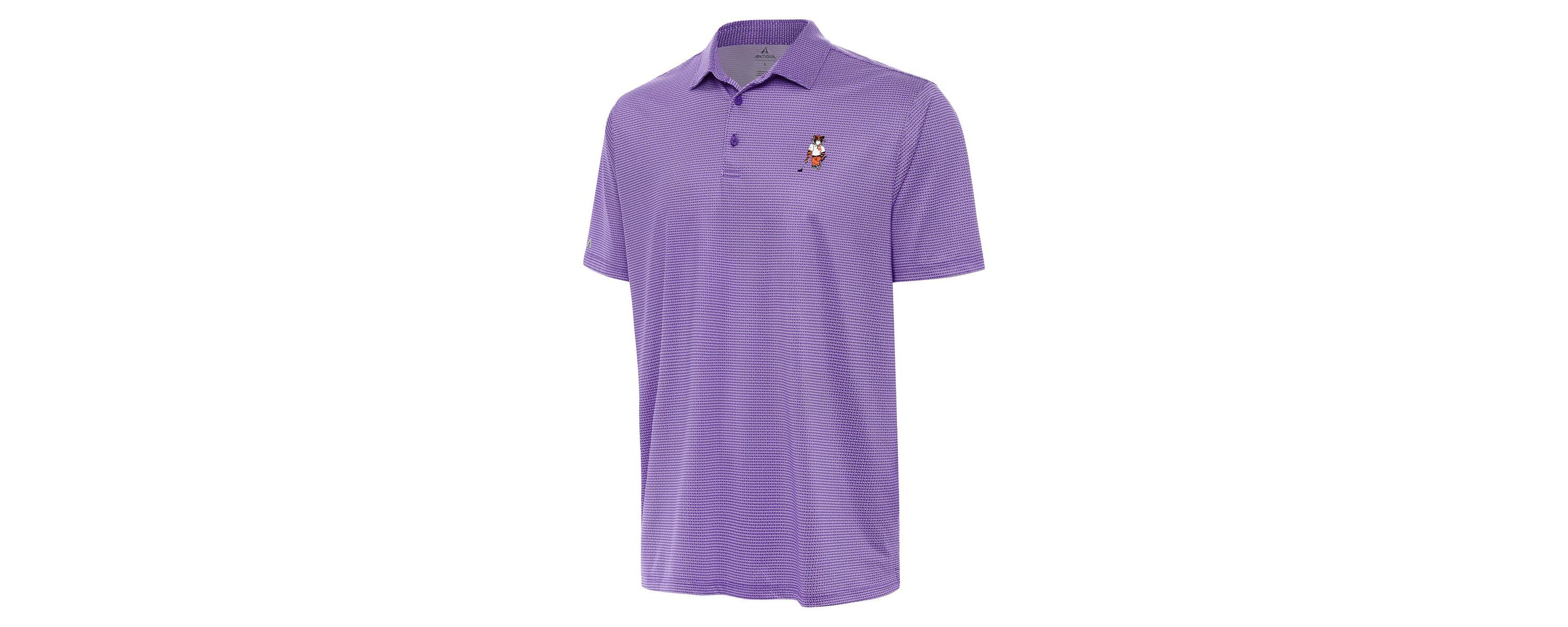 Clemson Tigers NCAA Clemson Standing Tiger Golf Rings Polo