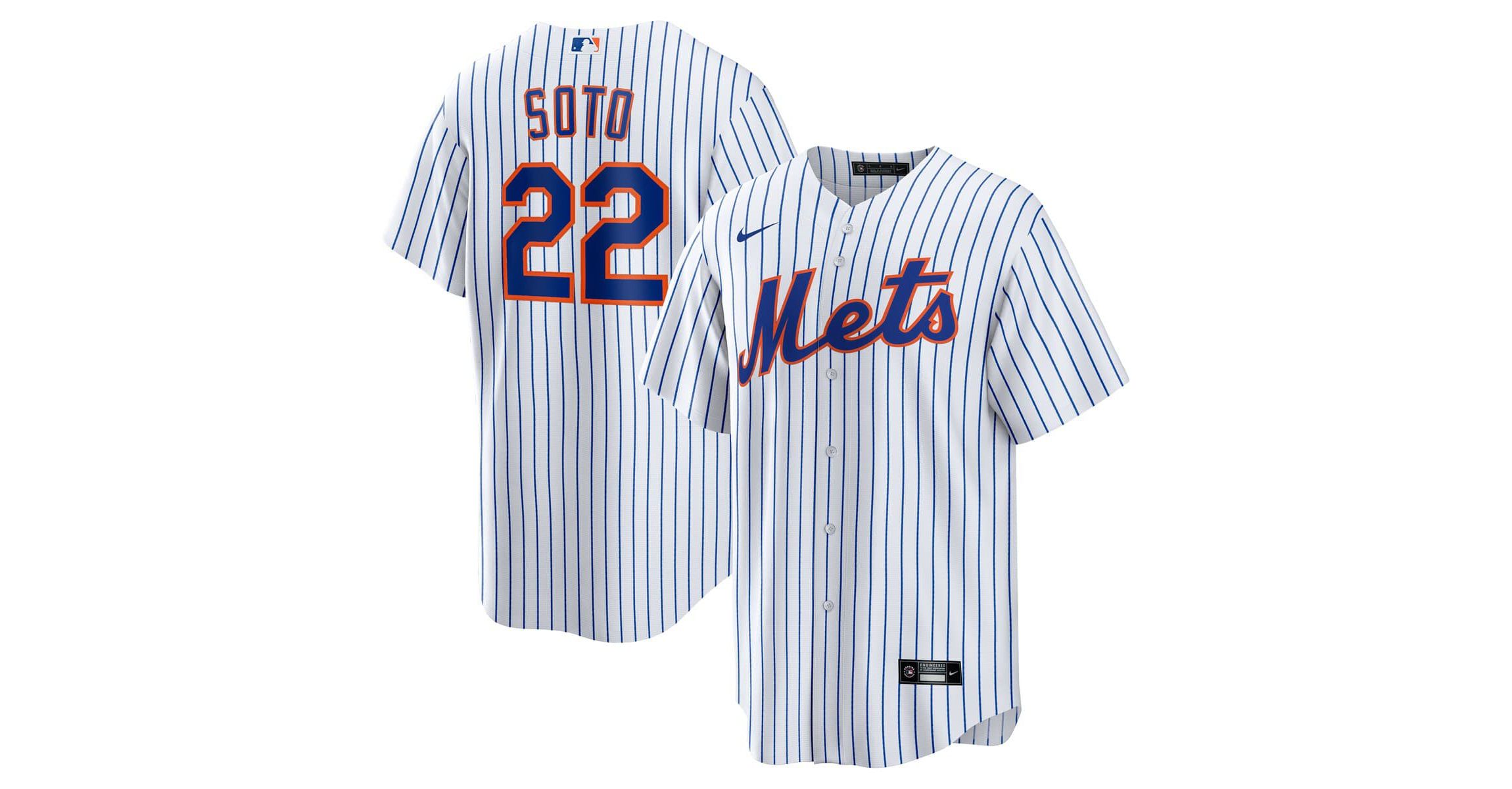 MLB Nike Juan Soto New York Mets Home Replica Player Jersey