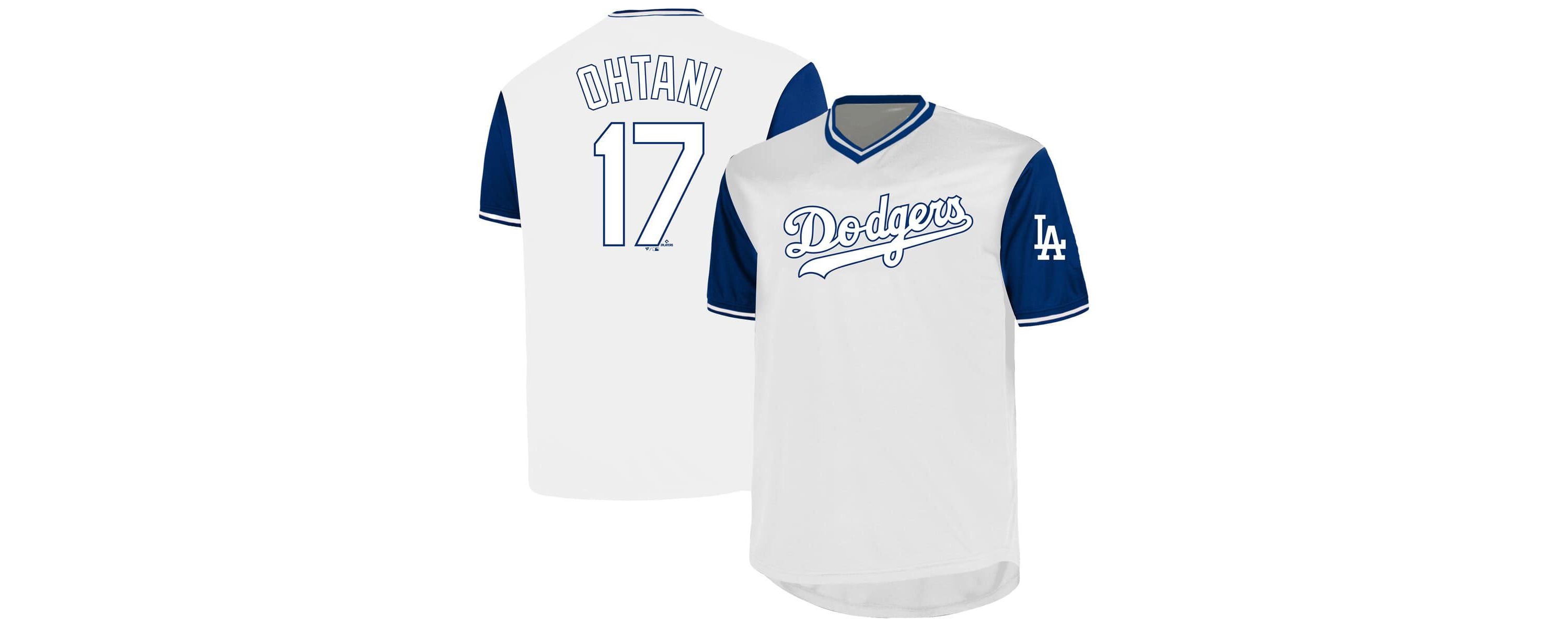 MLB Shohei Ohtani Los Angeles Dodgers Big & Tall Name & Number Birdeye V-Neck T-Shirt