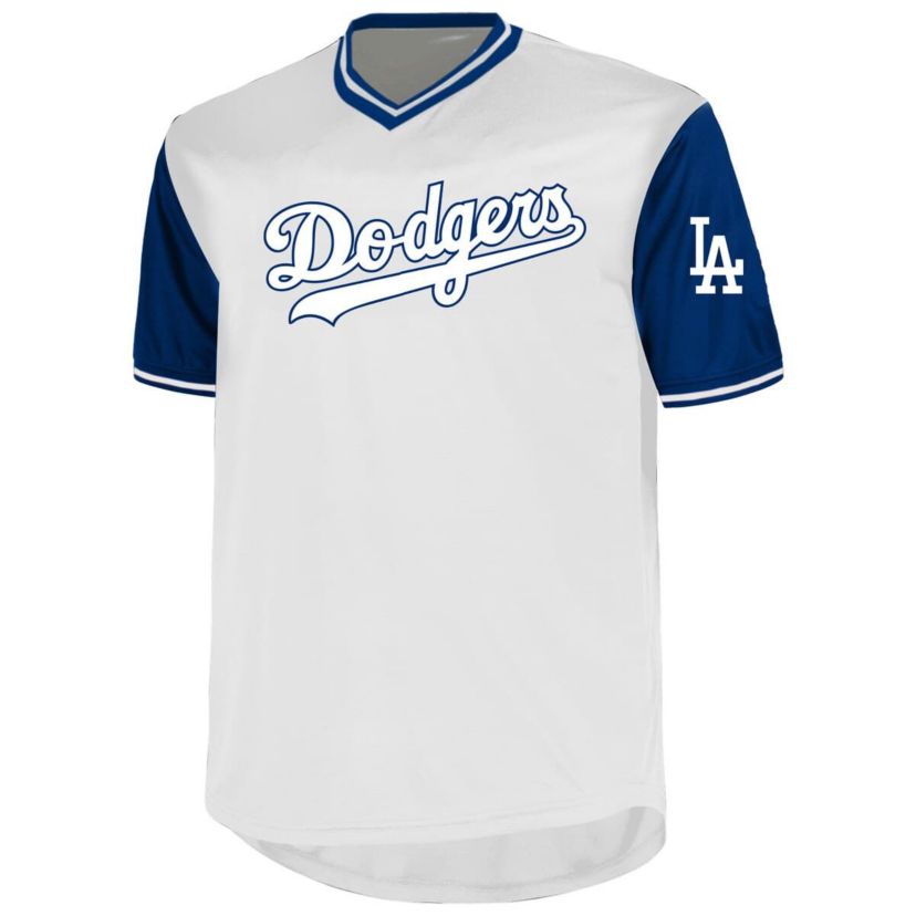 MLB Shohei Ohtani Los Angeles Dodgers Big & Tall Name & Number Birdeye V-Neck T-Shirt