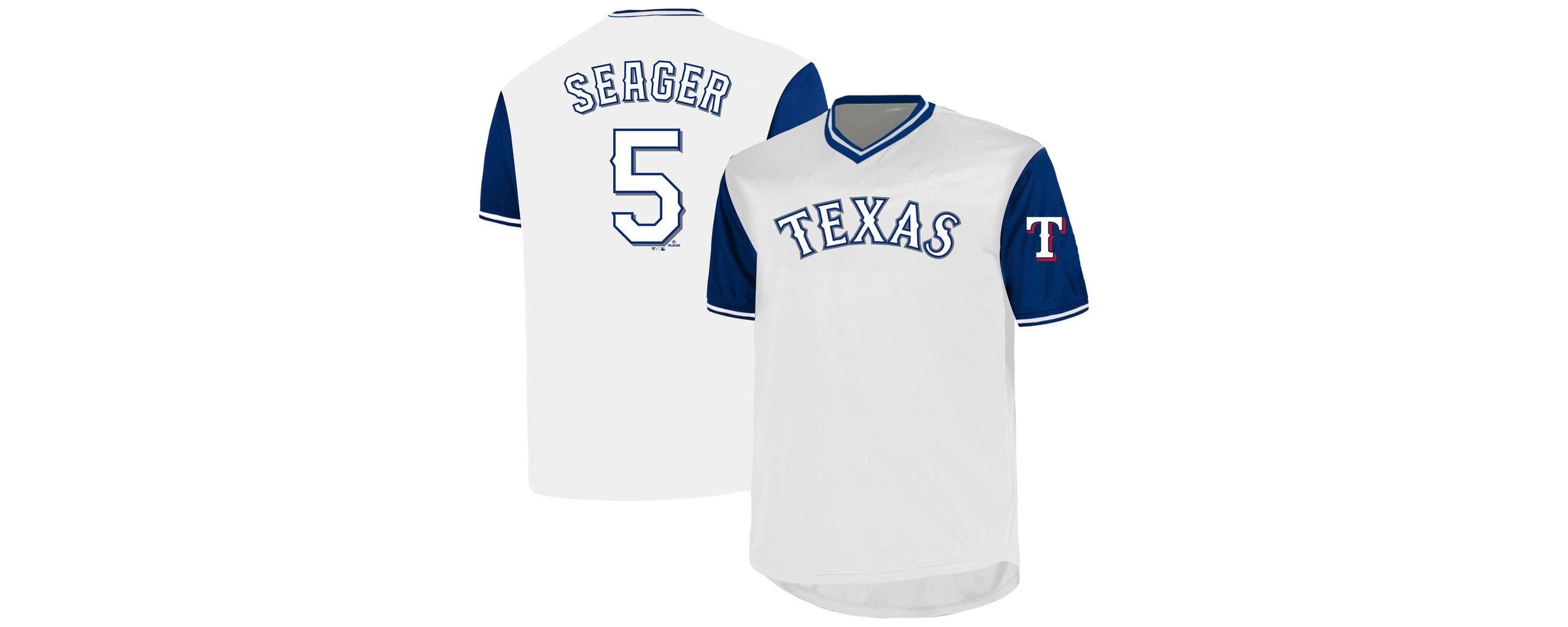 MLB Corey Seager Texas Rangers Big & Tall Name & Number Birdeye V-Neck T-Shirt